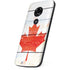 Canada Flag Light Wood Moto E5 Play Skin